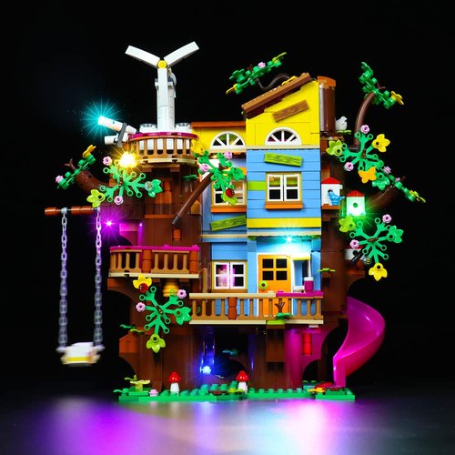 VONADO Led Light Kit Compatible with Lego Friends Friendship Tree House 41703 Building Kit (Not Included Lego Model), Creative Decoration Lights Set Compatible with 41703 (Only Light Kit)