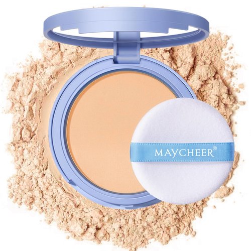ZAMANIYA Oil Control Face Pressed Powder,Matte Smooth Setting Powder Makeup,Waterproof Long-Lasting Makeup Setting Powder,Oil Control Flawless Finish,Lightweight,Residue-Free (03 DARK COMPLEXION)