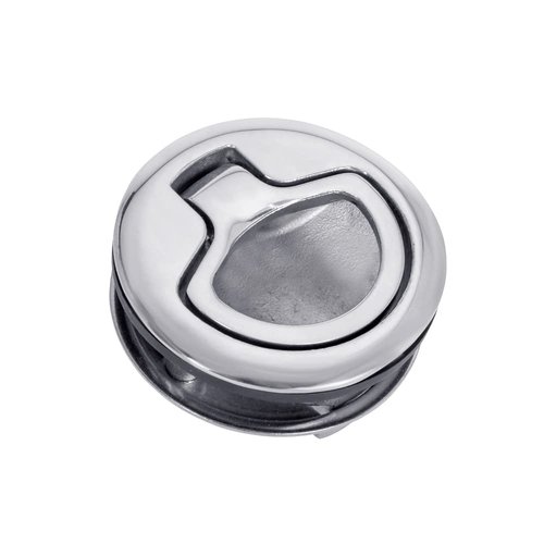 Mxeol Marine Slam Latch Boat Flush Pull Latch 2" Stainless Steel Hatch Latch Round Pull