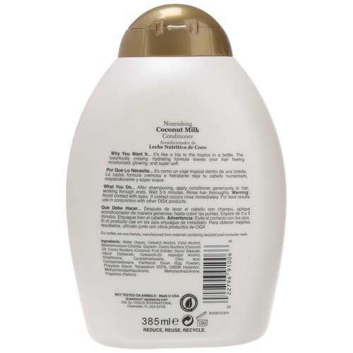 OGX Nourishing Coconut Milk Conditioner, 13 Ounce