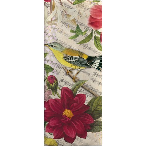 Jillson Roberts Floral Printed Tissue Paper, Botanic, 24-Sheet Count