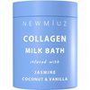 Creamy Coconut Collagen Milk Bath Soak Powder Moisturize & Soften Skin – Vanilla Jasmine Luxury Spa Bubble Bath Salt Mother's Birthday Christmas Relaxation Gifts for Women Perfect Stocking Stuffers