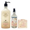 Bath & Body Works Aromatherapy Steeped Invigoration Rose + Tangerine + Tea Body Lotion and Essential Oil Mist Bundle with a Himalayan Salts Springs Bar Soap - Full Size