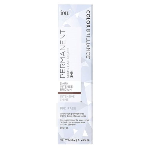 Ion 3NN Dark Intense Brown Permanent Creme Hair Color 3NN Dark Intense Brown