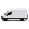 Toyland® 12cm Pull Back & Go Die Cast White Sprinter Van with Open & Close Doors - Toy Vehicles - 1:48 Scale