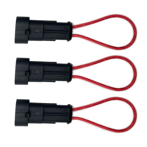 Ajnlx 3PCS Plug Connector Compatible with Kioti/bobcat tractor Seat Switch safety Bypass