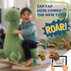 Gemini&Genius Finger Dinosaur Hand Puppets, Realistic Dinosaur Toys, Dinos Finger Puppet, Great Toys or Gifts for Kids T-Rex Spinosaurus Raptor Carnotaurus Triceratops Toys (5Pcs)