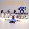 GEAMENT LED Light Kit for Iron Man Hall of Armor Compatible with Lego 76125 Building Blocks Model (Model Set Not Included)