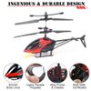 RC Helicopter, 2.4 GHz High and Low 2 Speed Up and Down Flying with One Key Take-Off/Landing,2-Channel Kids Remote Helicopter with LED Light, Suitable for Boys and Girls Helicopter Flying Toys