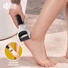 Chargeworx Groom Essentials Electric Foot Callus Remover for Feet, Foot File, Pedicure Tools for Feet, 2 Spinning Pumice Heads for Cracked Skin, Pumice Stone for Feet, Battery Operated