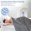 Topcee Cooling Blanket for Night Sweats Absorbs Heat to Keep Adults, Children Cool on Warm Nights, Q-Max 0.5 Cooling Blankets for Hot Sleepers, Lightweight Sofa Throw Blanket (50"x70")