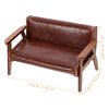 Vaguelly Miniature Chair Mini Sofa Leather Couch Outdoor Furniture Mini Bench Chair Miniature Recliner Chair Dollhouse Sofa 1 12 Scale Desktop Mini Furniture Miniature Armchair Ob11 Wooden