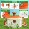 AuntyFey Bug Catcher Kit For Kids, Bug Catching Kit for Kids with Bug Cage, Bug Box, Bug Net, Insert Catcher, Kid Binoculars, Magnifying Glass, Critter Keeper, Outdoor Explorer Kit for Kid 3 4 5 6 7 8