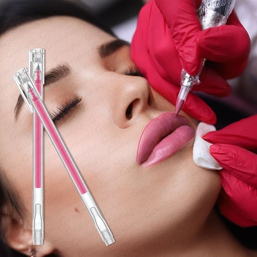 Guapa Precision Brow Mapping Pen 2 Colors for Eyebrow and Lip Positioning, Waterproof Microblading Marker Pen, Professional Makeup Tool for Accurate Eyebrow Shaping
