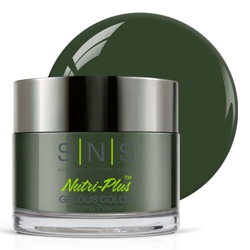 SNS Nail Dip Powder, Gelous Color Dipping Powder - Green Eggs & Ham (Green) - Long-Lasting Dip Nail Color Lasts 14 Days - Low-Odor & No UV Lamp Required - 1 OZ