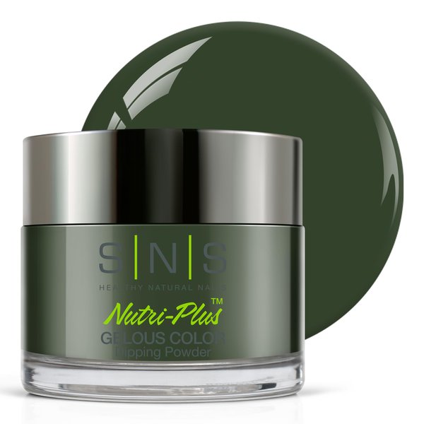SNS Nail Dip Powder, Gelous Color Dipping Powder - Green Eggs & Ham (Green) - Long-Lasting Dip Nail Color Lasts 14 Days - Low-Odor & No UV Lamp Required - 1 OZ