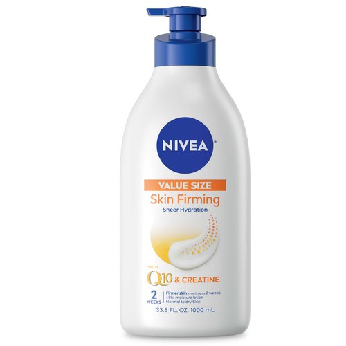 NIVEA Skin Firming Hydration Body Lotion, 33.8 fl oz