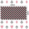 2 Pieces Poker Tablecloth Casino Theme Party Decorations Las Vegas Table Cover Casino Table Runner for Playing Card Birthday Party Favors Supplies, 54 x 108 Inch