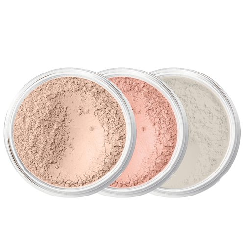 3pc MINERAL MAKEUP SET (LIGHT) Bare Skin Kit Powder Matte Foundation Organic