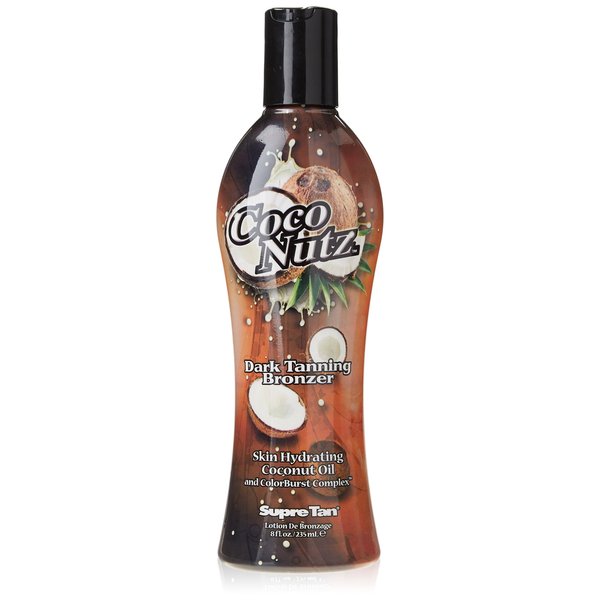 Supre Tan Coco Nutz Dark Tanning Sunbed Bronzer Skin Hydrating Coconut Oil 235 ml