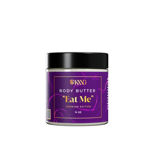 KXNG Cosmetics, Body Butter, Organic Skin Care for Men & Women (Unisex), Body Moisturizer Lotions and Creams, Raw Shea Butter, Cocoa Butter, Mango, Coconut Oil, Hand, Foot, All Skin Types, Dry Skin