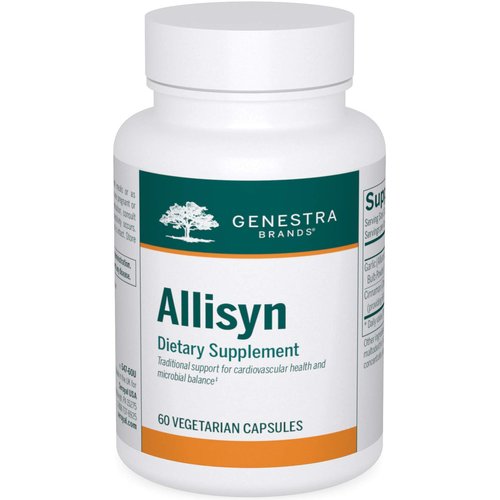 Genestra Brands Allisyn | Garlic and Cinnamon Herbal Supplement | 60 Capsules
