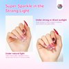 SAVILAND 15ml Glitter Silver Cat Eye Gel Nail Polish Castor Oil Vitamin E: Cateye Gel Polish Soak Off U V LED Nail Lamp Reflective Shining Magnetic Gel Nail Polish Nail Art Magnet Home DIY Nail Salon