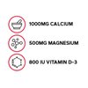 GNC Calcium Plus Magnesium & Vitamin D-3 1000mg | Essential for Building Strong Bones | 180 Count