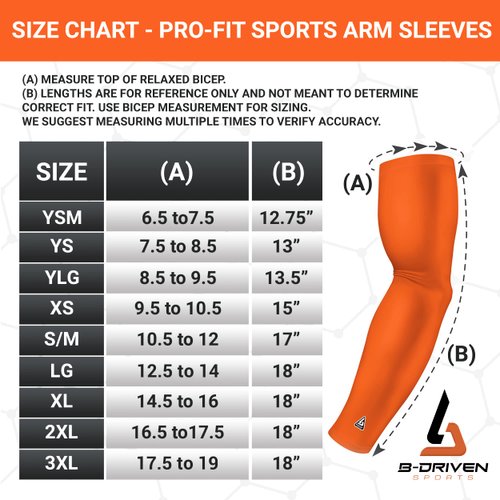 Arm Sleeves For Men Women | Compression Cooling Arm Sleeve For Football Baseball Basketball Gaming Runners Softball Golf | Arm Sleeves For Tattoo Cover | UV Sun Protection For Arms | 1 Pair
