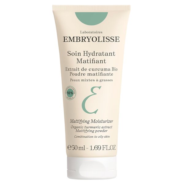 Embryolisse Mattifying Moisturizer - Oil Control Face Cream for Oily to Combination Skin - Hydrates & Moisturizes the Skin, Lightweight Formula, Safe for Sensitive Skin - 1.69 Fl Oz