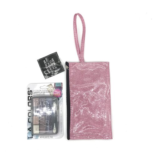 Metallic Clutch and Chic Eyeshadow Set!