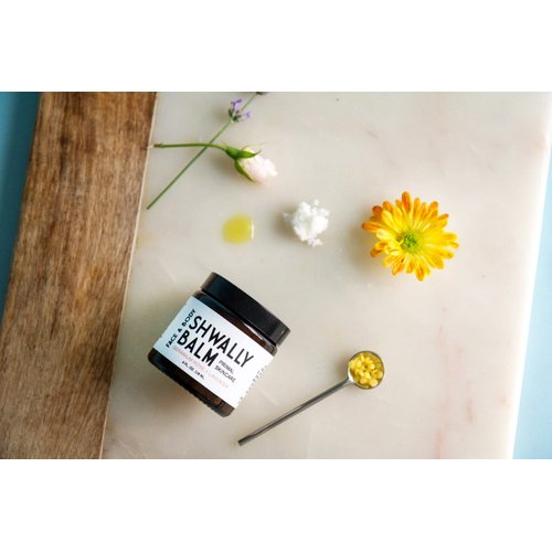 Shwally Tallow & Calendula Face and Body Balm - Paleo and Primal - 100% Grass Fed Tallow, Avocado and Olive Oil with Calendula Flowers (Organic Geranium Rose + Lavender, 4)