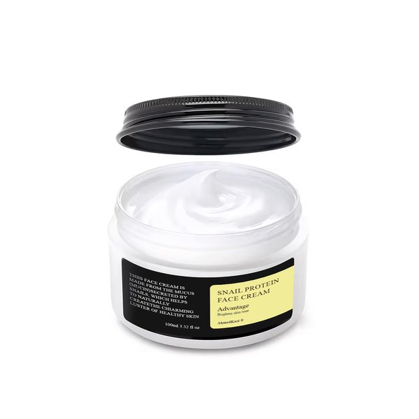 Snail Mucin Moisturizer Protein Face Cream for Dry Skin, Acne Prone, Sensitive Skin | Snail Cream for Face Dermatologist Tested, No Animal Testing, Parabens Compliment, Sulfate-Free, Phthalates-Free
