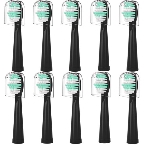 10 Pack Replacement Heads Compatible with Fairywill Toothbrush Heads Electric Handles FW-507/508/551/D1/D3/D7/D8/FW908/FW910/917/949/958/959/FW610/FW659/FW719