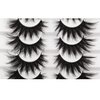 False Eyelashes Fluffy Mink Lashes 20MM Long False Lashes 9D Cat-eye Volume Faux Mink Lashes Pack 8 Pairs by FANXITON