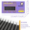 SEEDEW® YY 3 Split Tips Lash Extensions, Natural Lash Clusters, Y Shape Lash Tray, Soft Fluffy Curved Thicker More Time-Saving for Beginner Lash Artist Tech, Eyelash Salon(YYY-Black-0.07-C-MIX8-15mm)