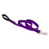 Dog Leash by Lupine in 1" Wide Purple 6-Foot Long with Padded Handle