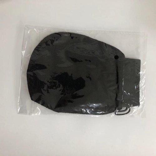 Deep Exfoliating Glove for Shower - Exfoliating Body Scrubber Exfoliator - Exfoliating Mitt - Remove Dead Skin Body - Exfoliator for Self-Tan Removal & Keratosis Pilaris (Black)