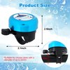 Bike Bell Compatible with Woom-Aluminum,Loud Crisp Clear Sound,6cm / 2.36in Diameter,1 Pack(Blue)