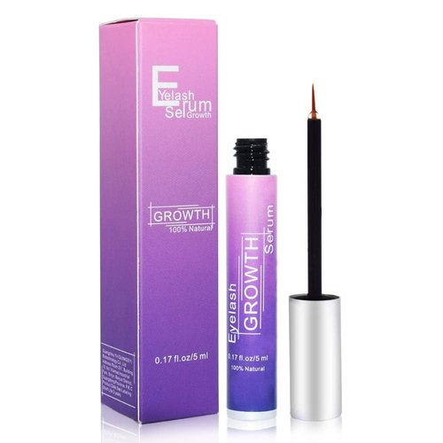 Premium Eyelash Growth Serum - Lash Serum for Eyelash Growth Thickness, Stronger, Healthier Lashes & Brows, Vegan & Cruelty