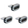 EndlesShine Magnetic Charging Cable Tips Connectors for i Products Fast Charging(3 Pack), Magnetic Phone Cable Adapter for iProducts Newest Model 8 Series to 16 Series(iProducts)