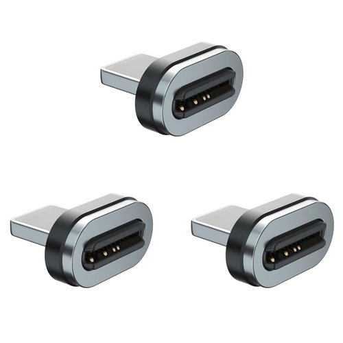 EndlesShine Magnetic Charging Cable Tips Connectors for i Products Fast Charging(3 Pack), Magnetic Phone Cable Adapter for iProducts Newest Model 8 Series to 16 Series(iProducts)