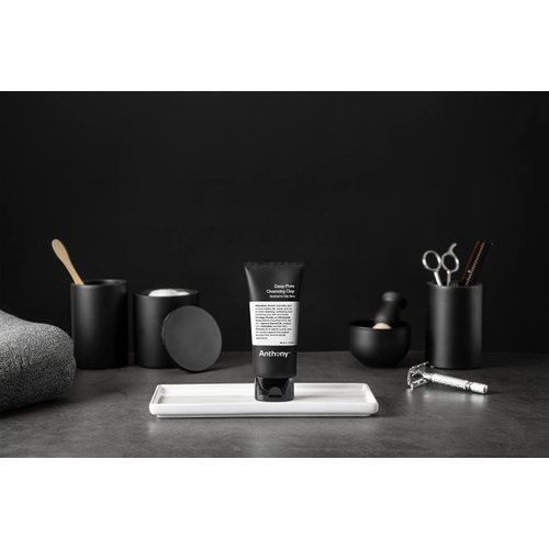 Anthony Deep Pore Cleansing Clay, 3 Fl Oz, Contains Kaolin and Bentonite Clays, Apricot Oil, Calendula, Vitamins A, C, and E, Removes Dirt, Sweat, and Oil While Deep Cleansing and Exfoliating Skin