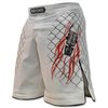 Ring to Cage Elite Fight Shorts - Black or White for MMA, BJJ, Jiu Jitsu, Grappling, No Gi, Wrestling (Waist 44", Black)