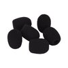 Sunmns 6 Pack Mini Small Size Foam Cover Windscreen for Lapel Headset Microphone