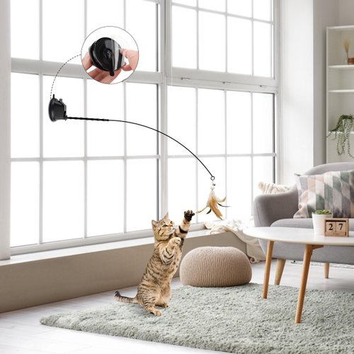 CUTIE PAW PAL Double Sided 3m Adhesive Sticky Pads - 7 cm - 10 Pack - Strong Adhesive for Suction Cup Cat Toys - Compatible with Interactive Bird Simulation Toys - Suction Cup Sticky Pad Replacement