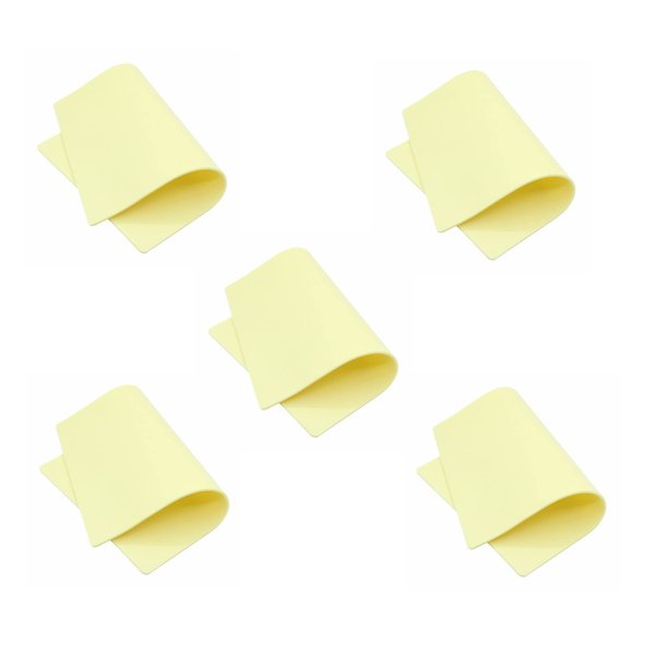 5pcs Tattoo Skin Practice 3MM Thick 8x12" Blank Double Sides Tattoo Practice Skin Soft Silicone Pads Fake Skin Tattooing Microblading Practice Skin for Tattoo Supplies