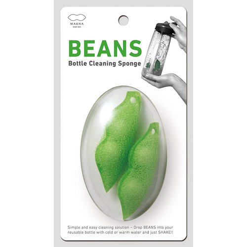 Beans-Shaped Bottle Cleaning Sponge (Set of 2)