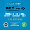 PEScience High Volume Nitric Oxide Booster Pump Pre Workout Powder, Sour Peach Candy, 36 Scoops, Caffeine Free