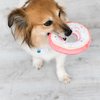 Pearhead Donut Dog Toy and Tote Bag Set, Tug-of-War Rope Pet Toy, Dog Owner Gift Set